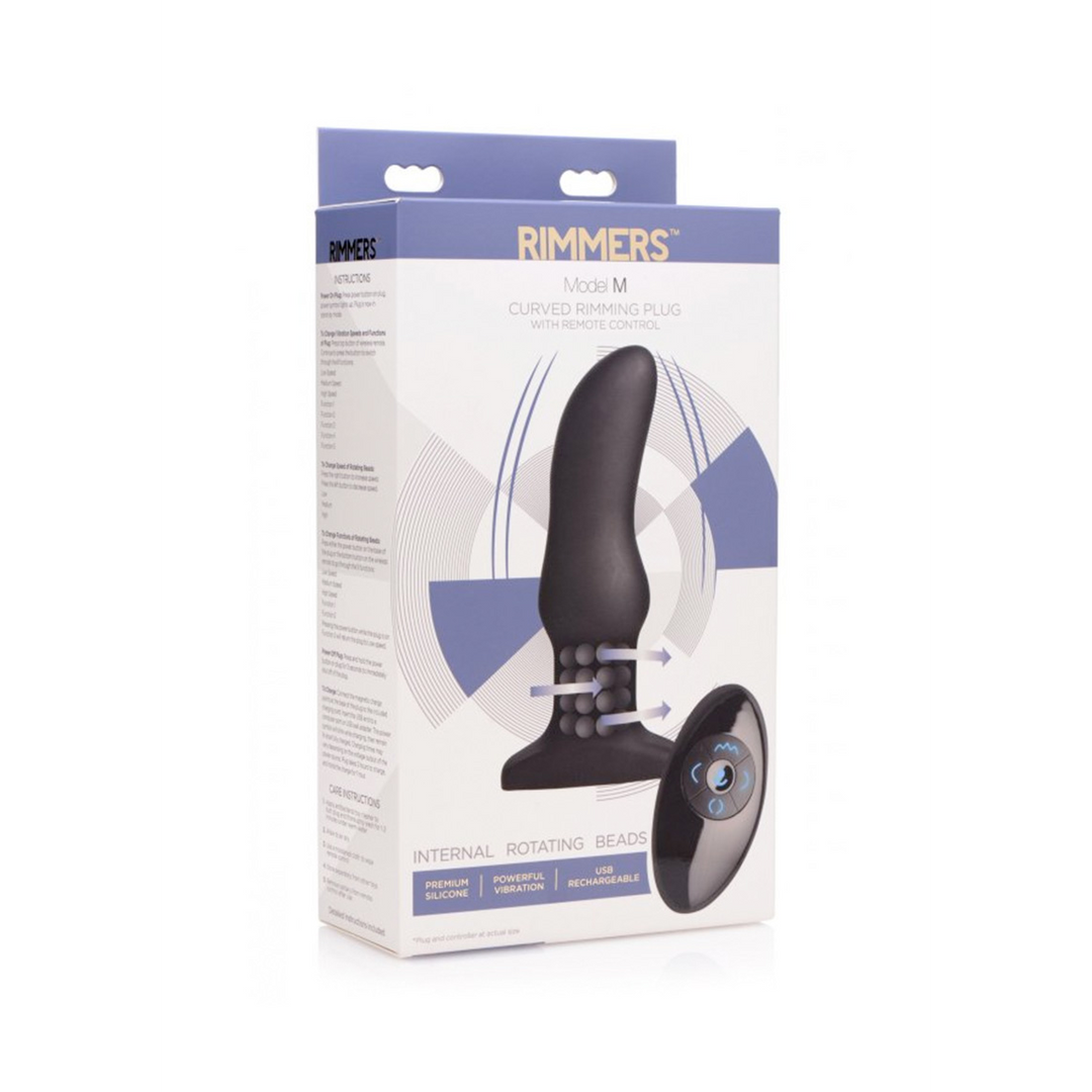 Xr brands Model M - Gebogen Rimming Plug (848518028402)