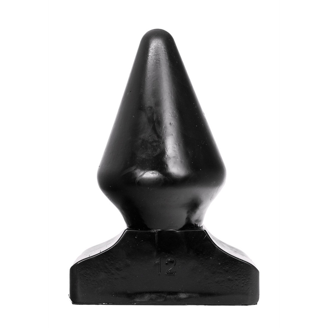 All black Butt Plug - 9 / 23 cm (5420044219926)