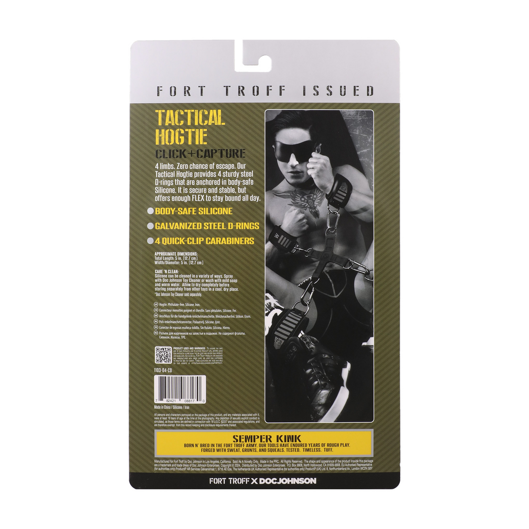 Doc johnson Tactische Hogtie - Zwart (782421088170)