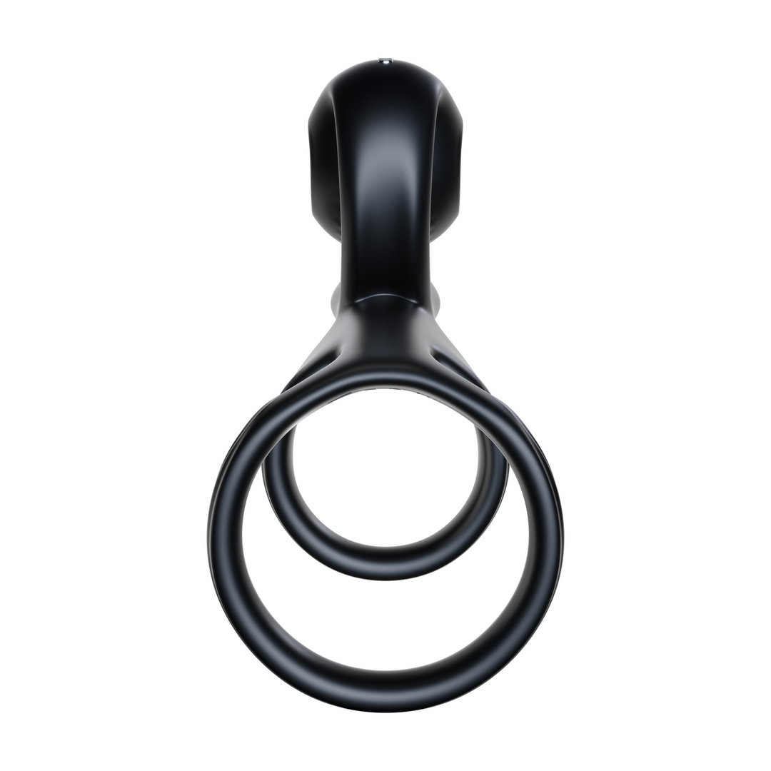 Snail vibe JOVI - Dual Couples Ring Stimulator - Zwart (8720615765713)
