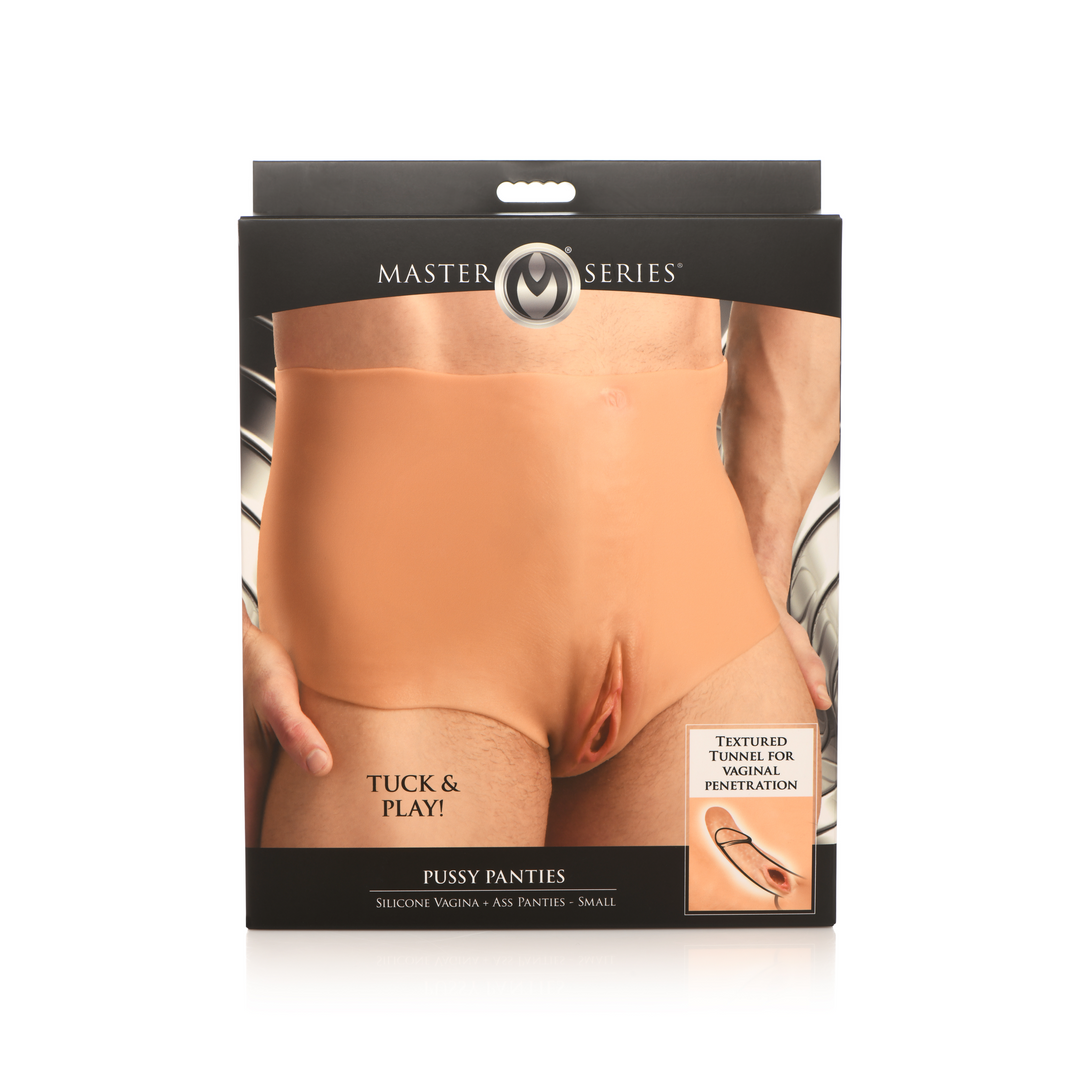Xr brands Pussy Panties - Silicone Vagina en Ass Panties - S (848518052285)
