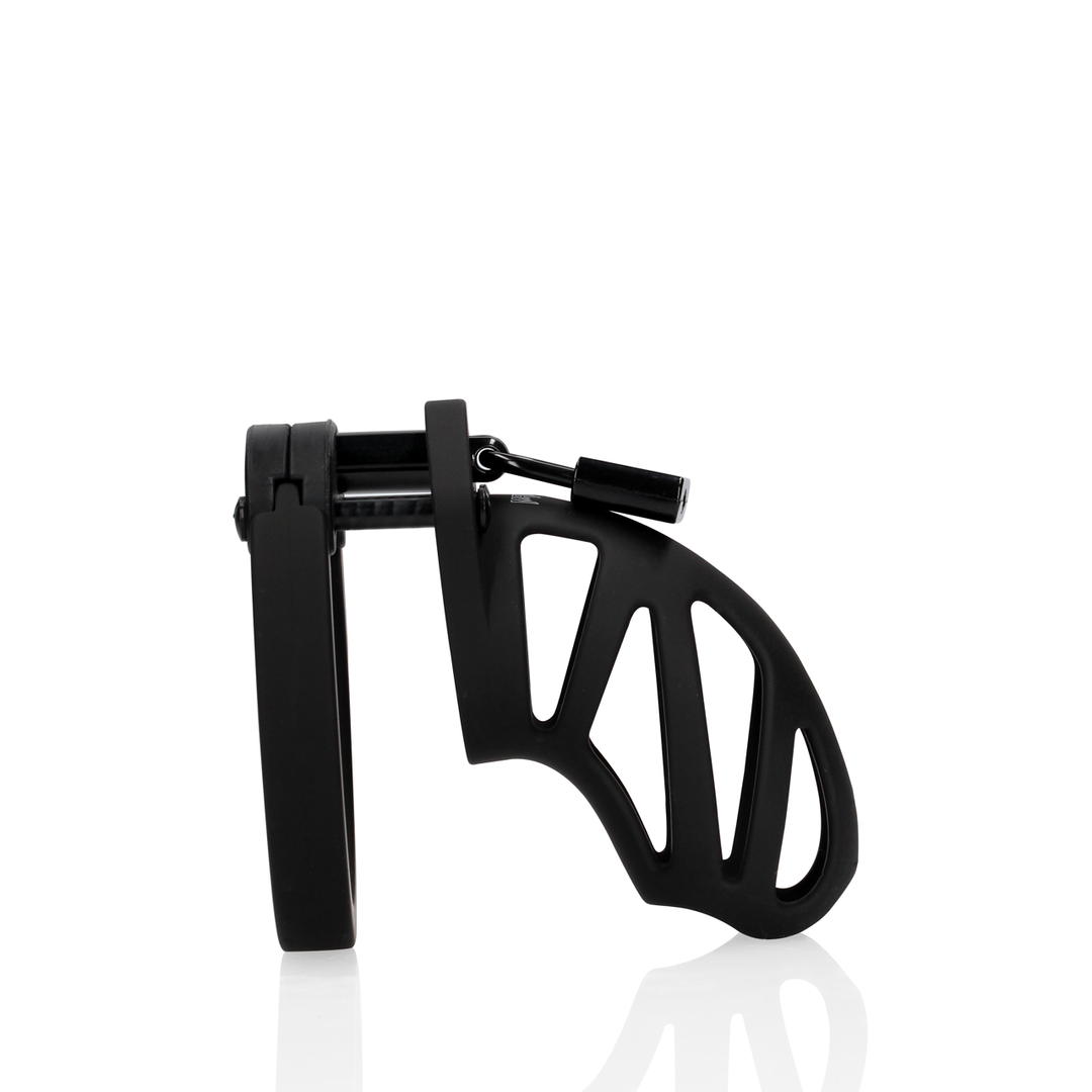 Mancage by shots Model 24 - Chastity Cage - 3.5'' / 9 cm - Zwart (8714273051240)