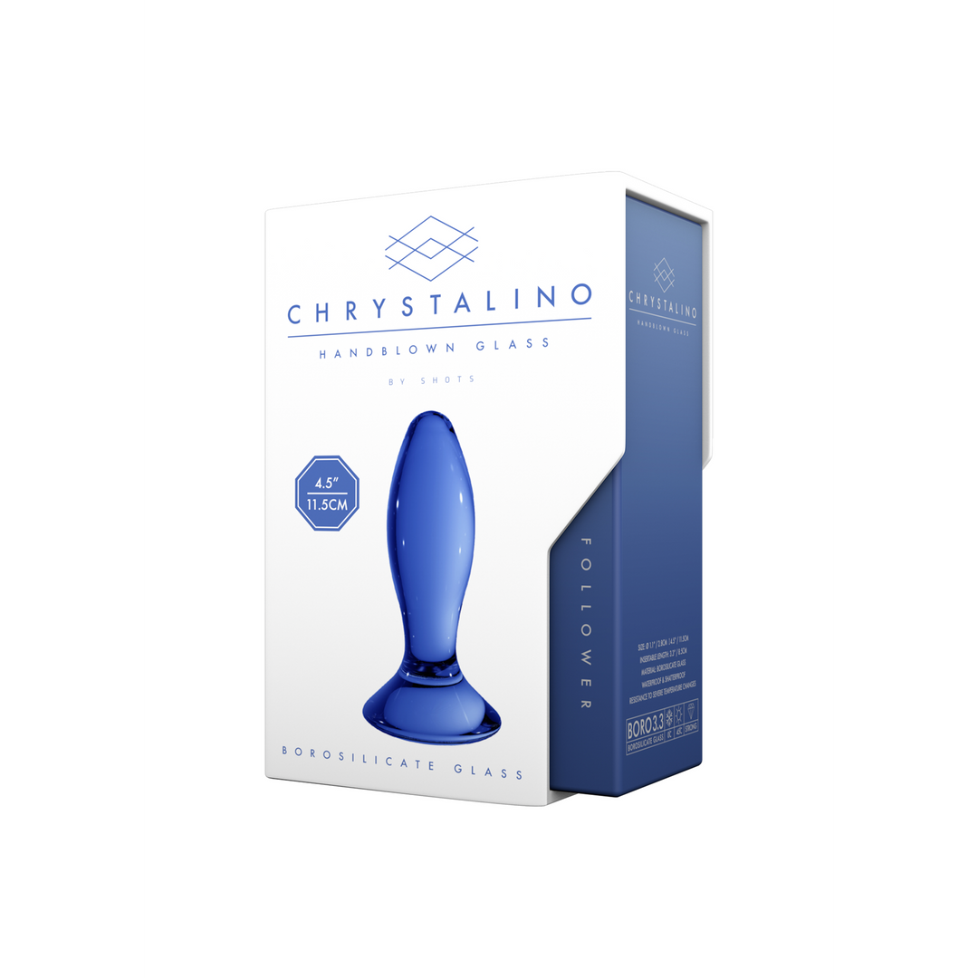 Chrystalino by shots Follower - Glazen Butt Plug (8714273303080)