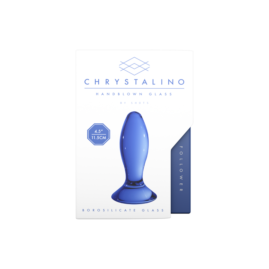 Chrystalino by shots Follower - Glazen Butt Plug (8714273303080)