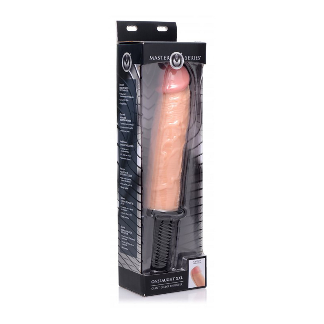 Xr brands Onslaught - XXL Vibrerende Dildo Thruster (848518030924)