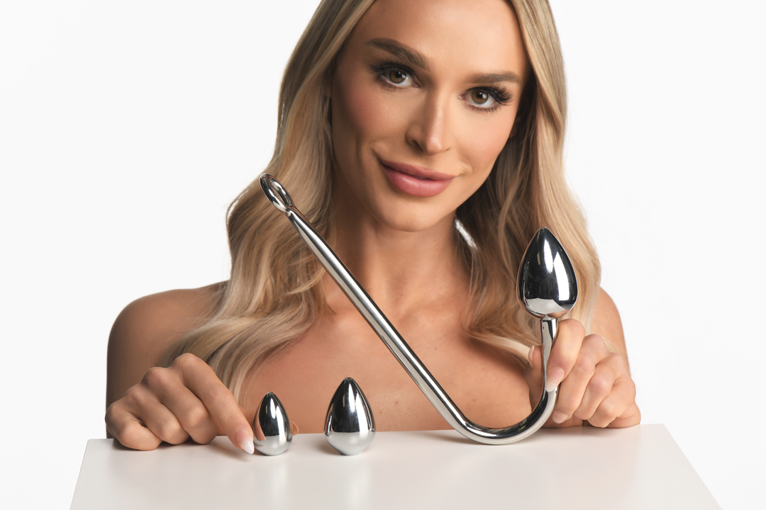 Xr brands Anal Hook Trainer met 3 Plugs (848518052858)