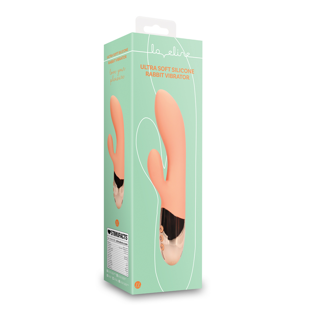 Loveline by shots Ultra Zachte Silicone Rabbit Vibrator (8714273049285)
