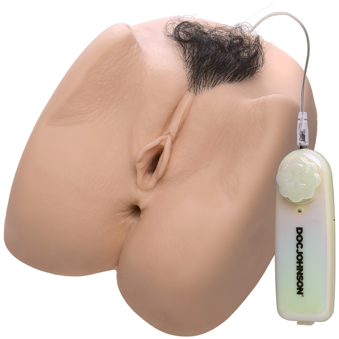 Doc johnson Vibrerende Diepe Penetratie Masturbator Pussy en Ass (782421930615)