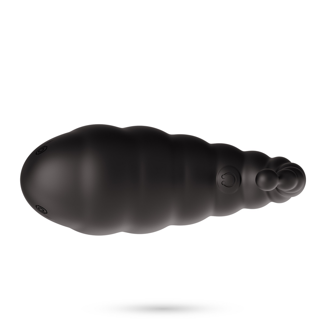 Crushious Cocoon - Oplaadbaar Vibrerend Ei met Afstandsbediening - Zwart (7403254157989)