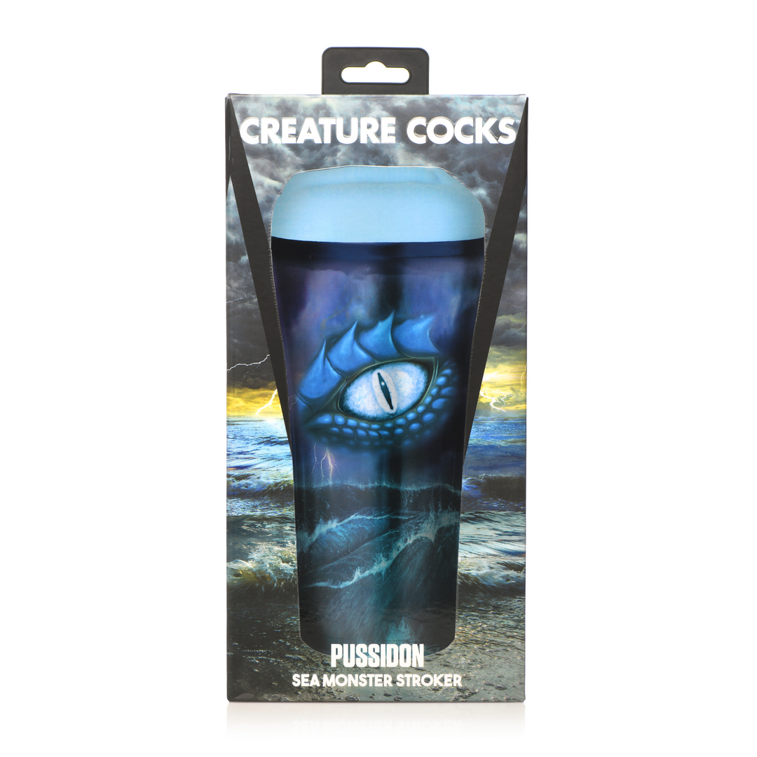 Xr brands Pussidon - Zeemonster Stroker - Blauw (848518052742)