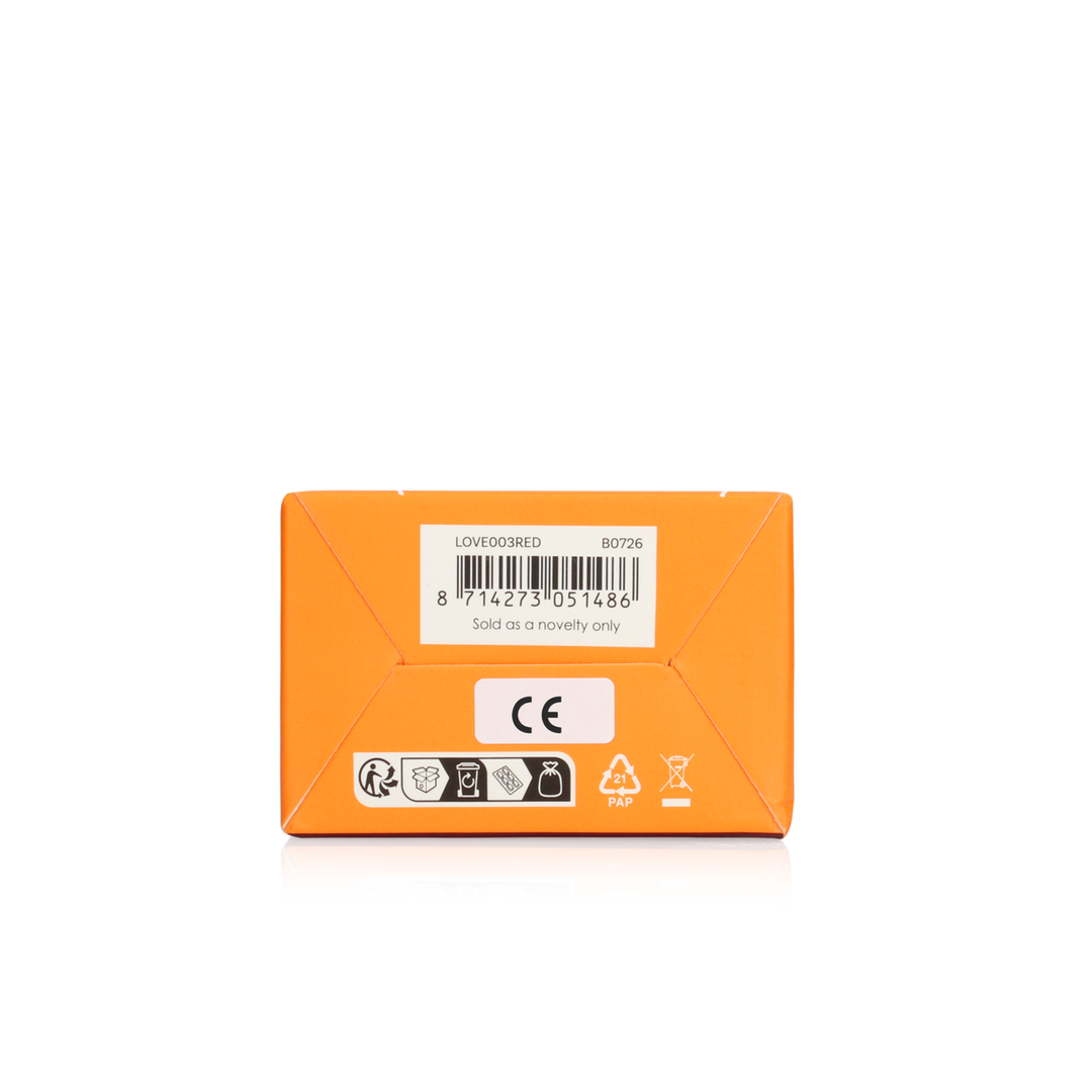 Loveline by shots Zachte Siliconen Konijn Vibrator - Donker Kers (8714273051486)