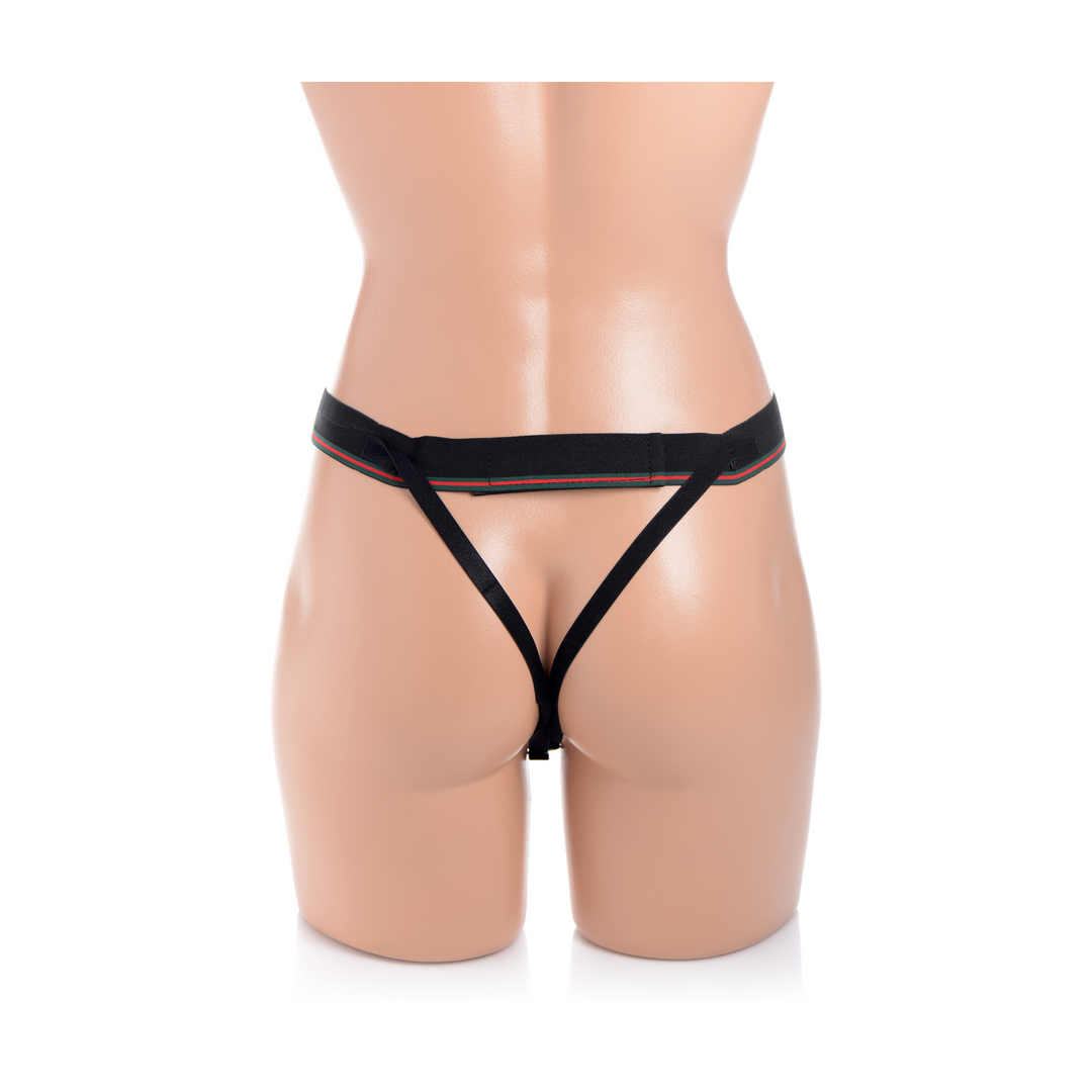 Xr brands SM - Holle Siliconen Dildo Strap-On (848518036476)