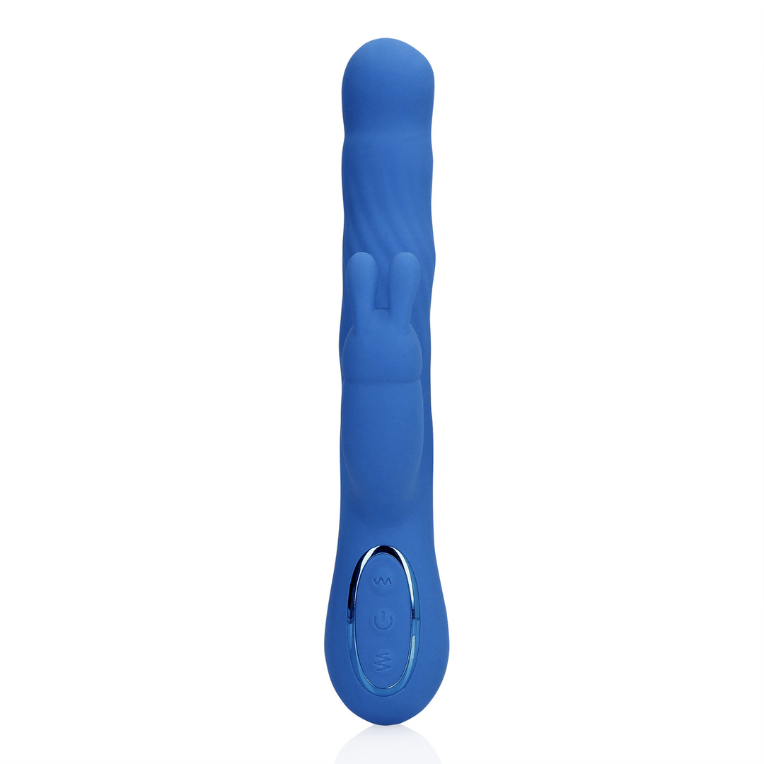 Loveline by shots Wiggle Rabbit Vibrator - Jetset Blauw (8714273044884)