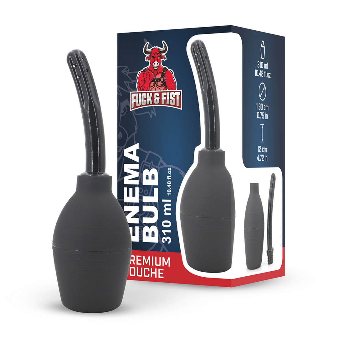 Fuck fist Enema Bol - Anale Bol - 310 ml - Zwart (3662811920686)