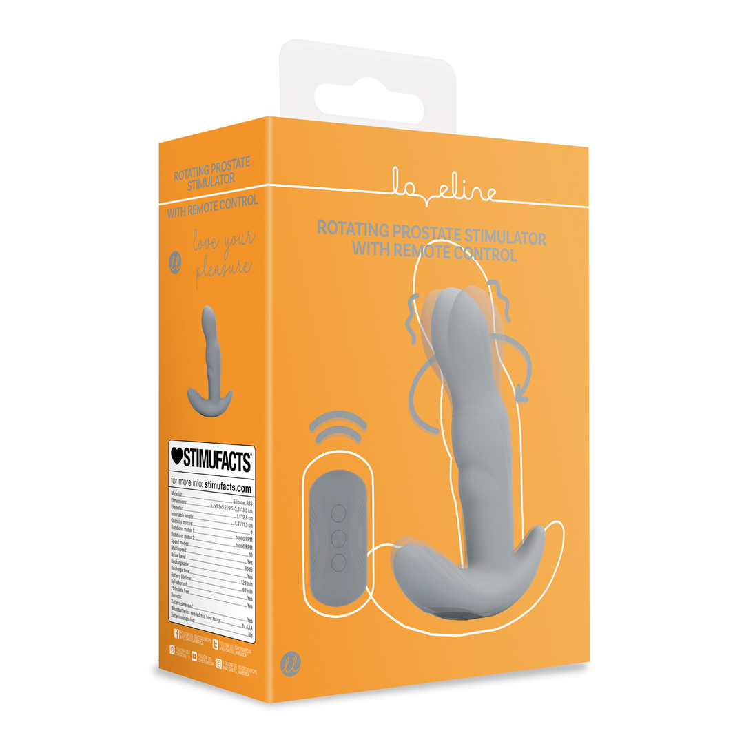 Loveline by shots Roterende prostaatstimulator met afstandsbediening (8714273039378)