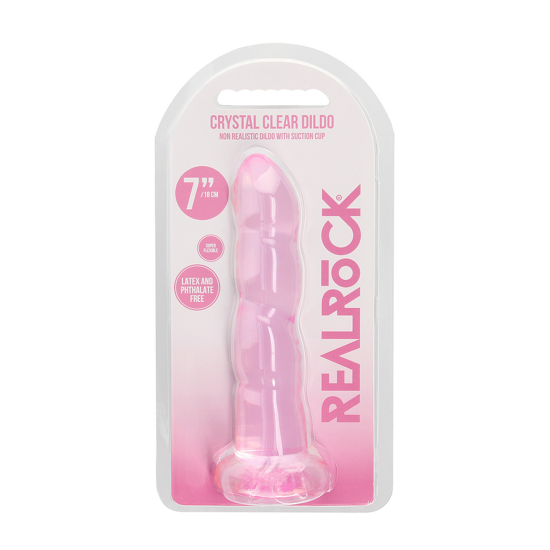 Realrock by shots Niet-realistische Dildo met Zuignap - 7 / 17 cm (7423522580530)