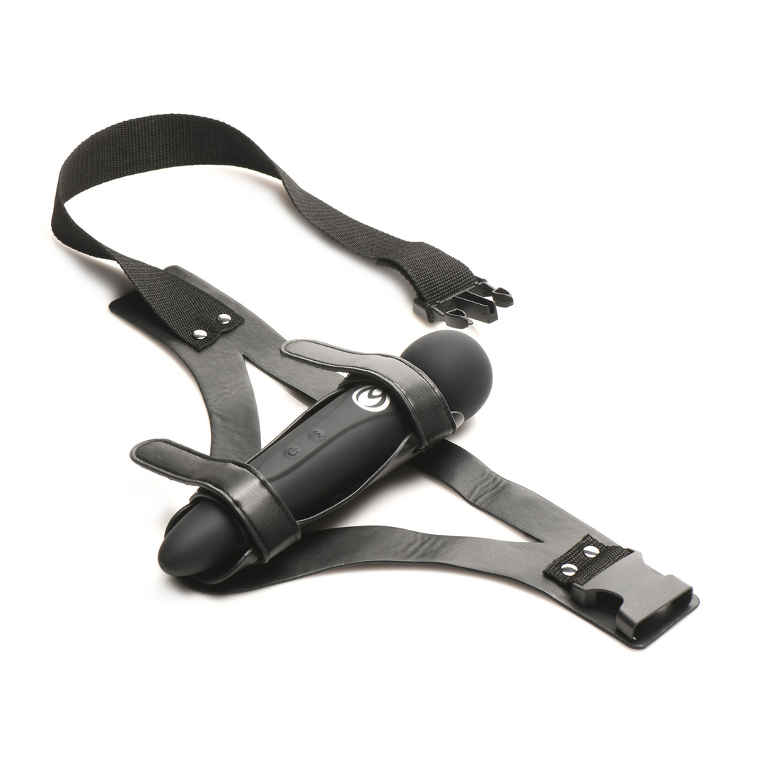 Xr brands Thunder Strap - Wand Thigh Harness - Zwart (848518052797)