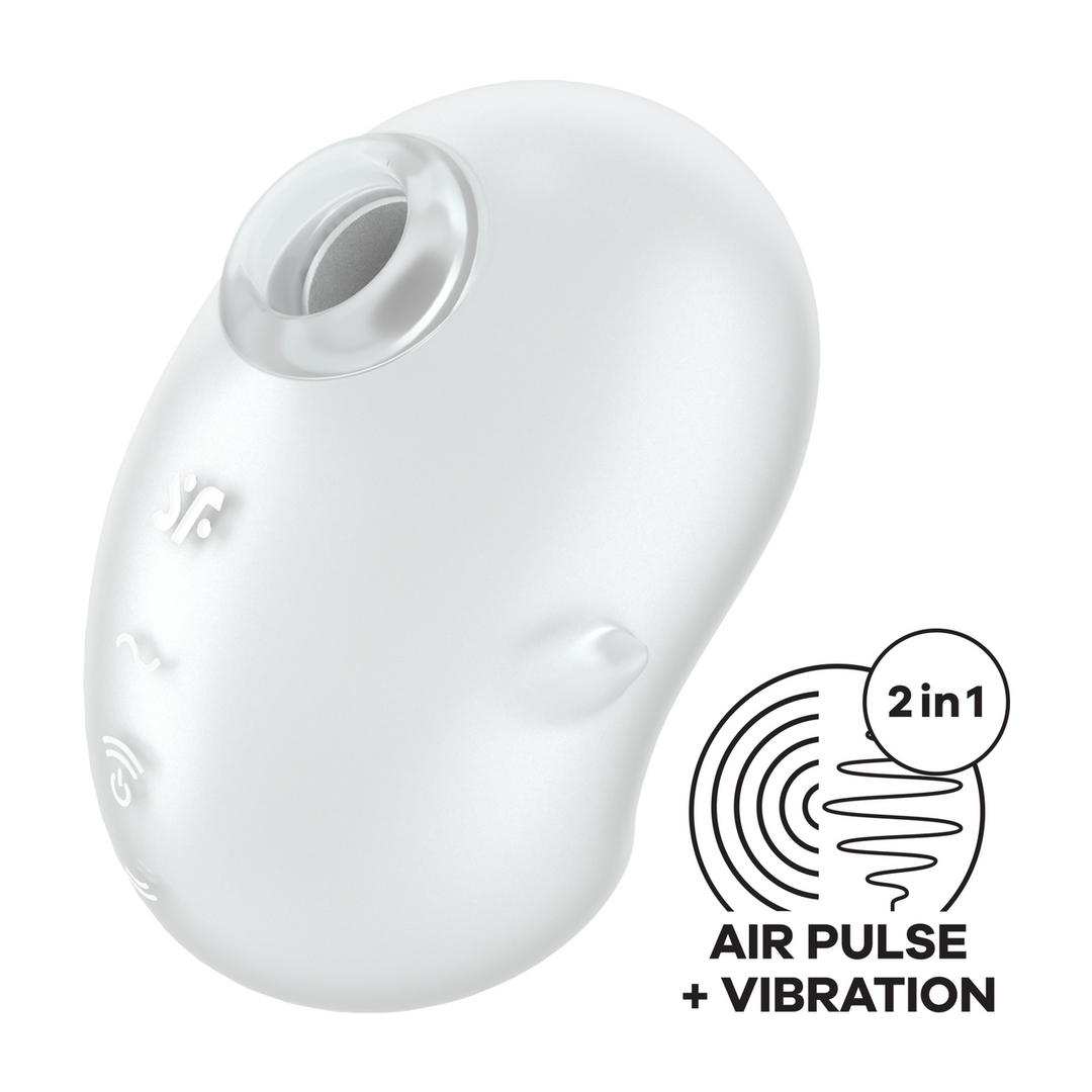 Satisfyer Cutie Ghost - Air Pulse Vibrator - Wit (4061504067766)
