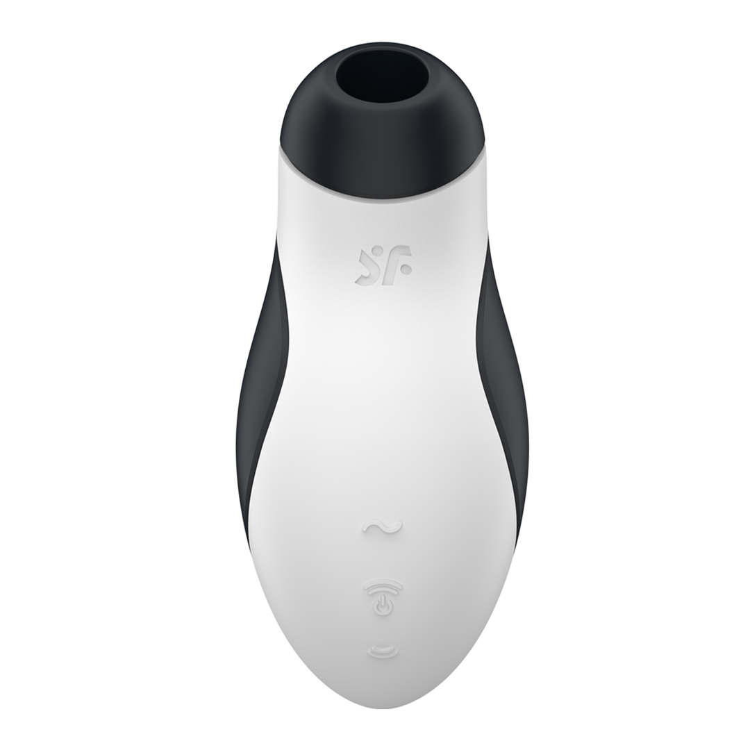 Satisfyer Orca - Air Pulse Stimulator en Vibrator - Zwart/Wit (4061504045184)