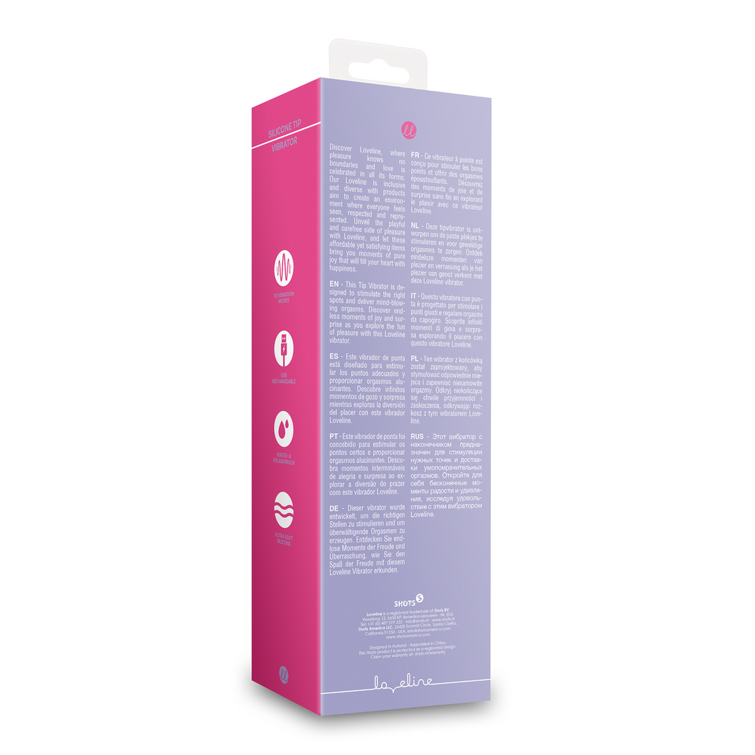 Loveline by shots Siliconen Tip Vibrator - Nacht Magie (8714273048943)