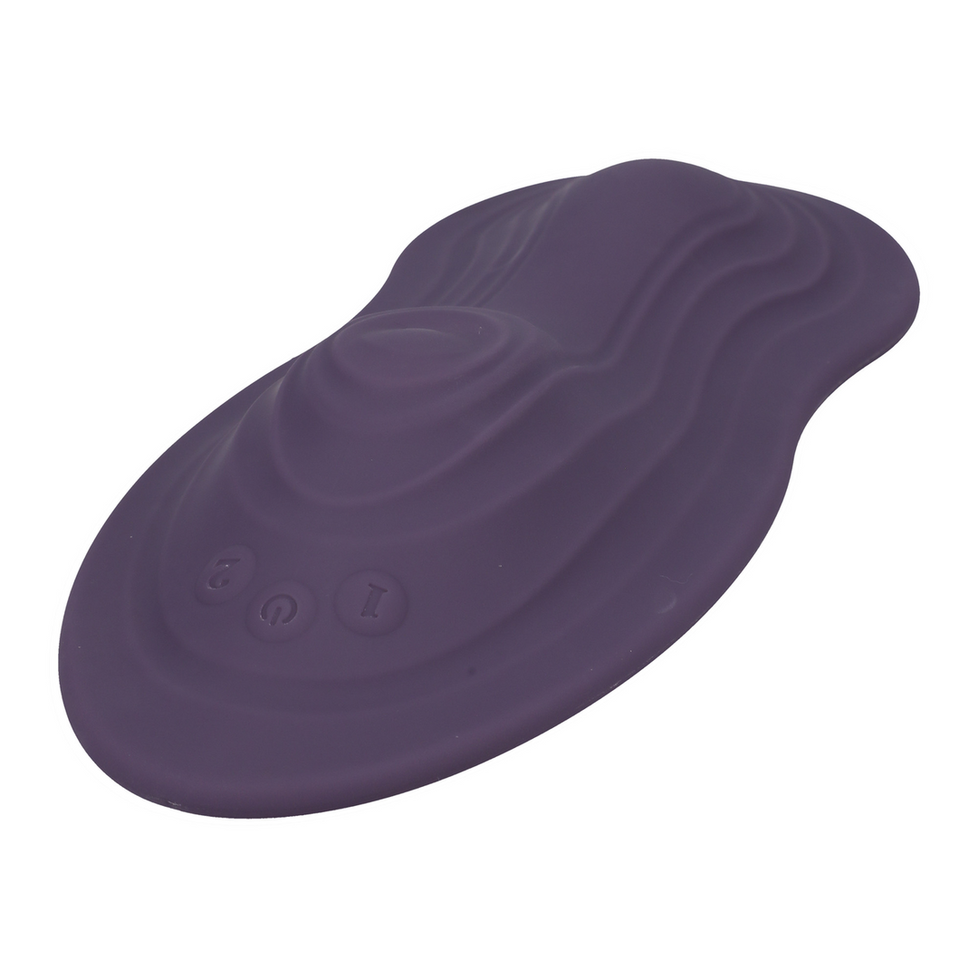 Doc johnson iRide Pleasure Seat - Throb - Oplaadbaar met Draadloze Afstandsbediening - Dusty Purple (782421091354)
