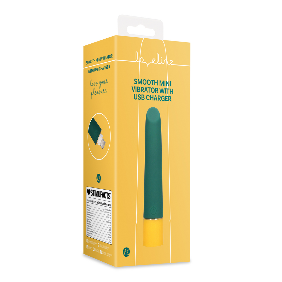 Loveline by shots Soepel Mini Vibrator met USB Oplader - Oude Zee (8714273049384)