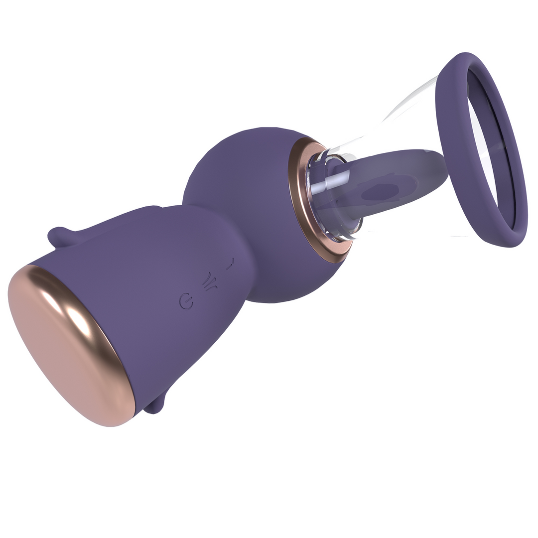 Pumped by shots Exquisite - Oplaadbare Vulva en Borst Pomp - Paars (8714273054883)