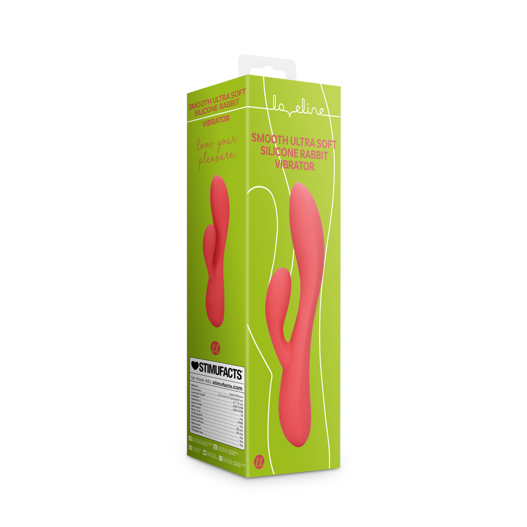Loveline by shots Glad Ultra Zachte Silicone Rabbit Vibrator - Astro Dust (8714273051509)