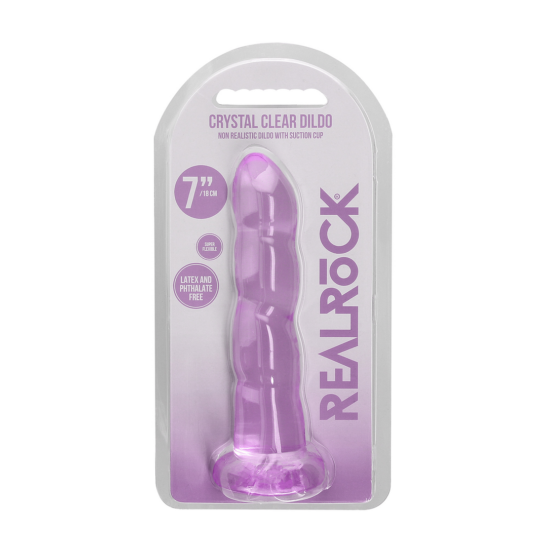 Realrock by shots Niet-realistische Dildo met Zuignap - 7 / 17 cm (7423522580523)