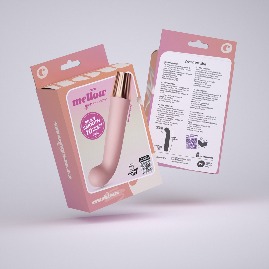 Crushious Mellow Gee - Mini G-Spot Vibrator - Roze (7403254161245)