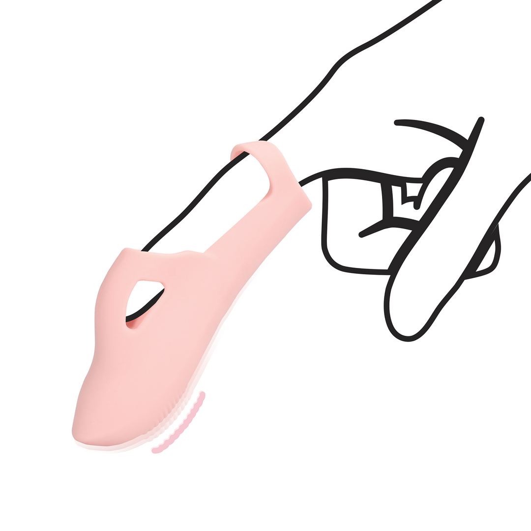 Loveline by shots Silicone Vinger Vibrator - Touch of Pink (8714273044792)