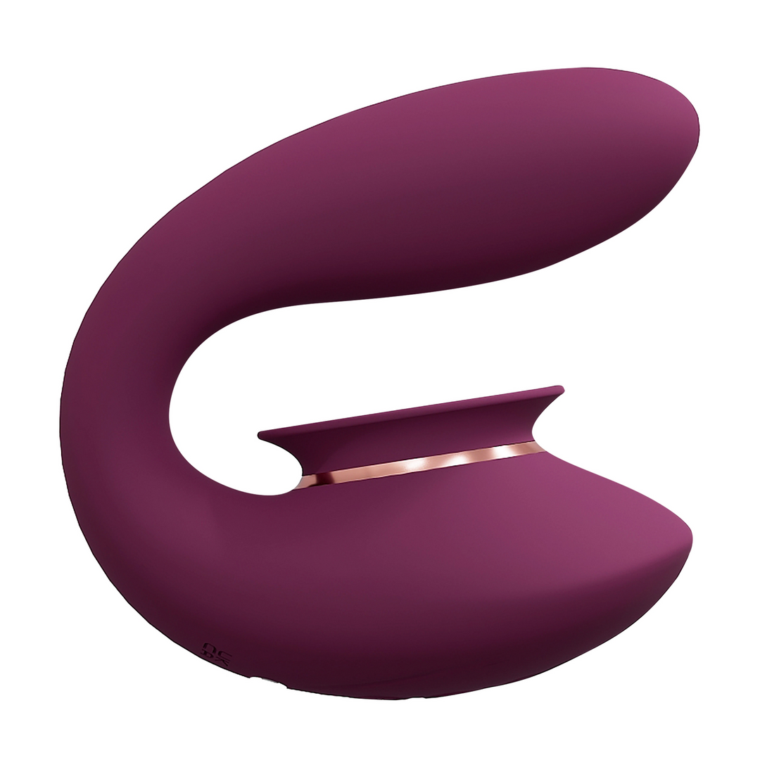 Innovation by shots Twitch 3 - Oplaadbare Vibrator en Suction - Bordeaurot (8714273054982)