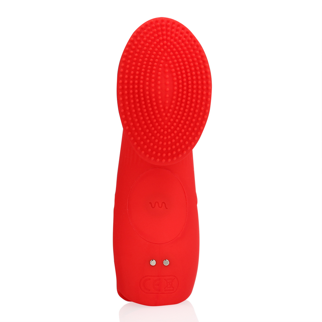 Loveline by shots Textured Finger Vibrator - Sunrise Red (8714273044846)
