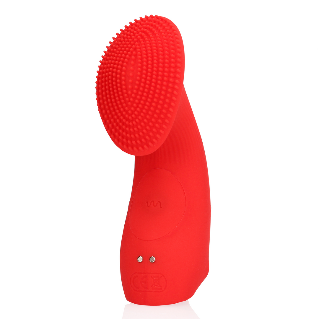 Loveline by shots Textured Finger Vibrator - Sunrise Red (8714273044846)
