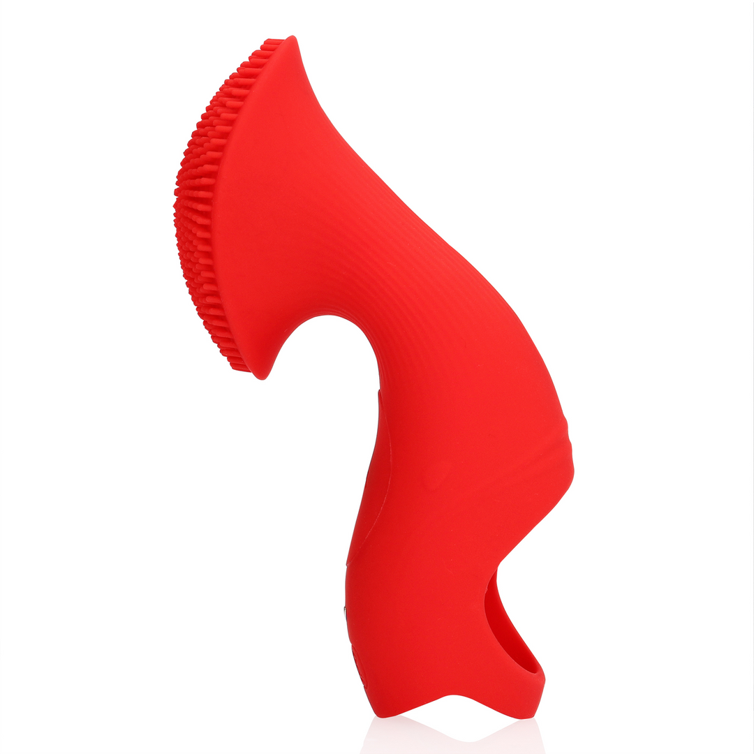 Loveline by shots Textured Finger Vibrator - Sunrise Red (8714273044846)