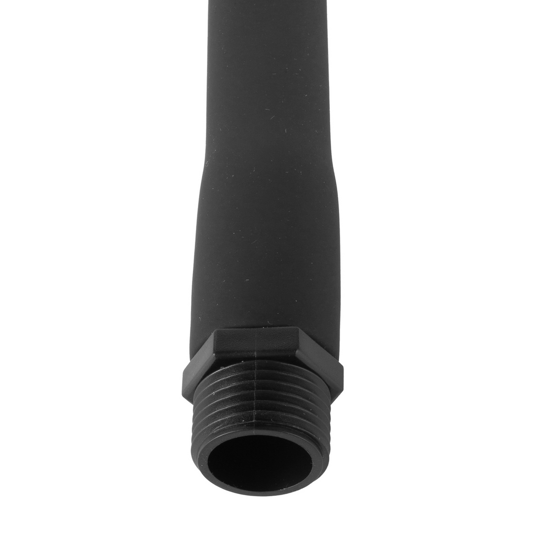 Fuck fist Anal Douche Siliconen Mondstuk - 45 cm - Zwart (3662811920723)