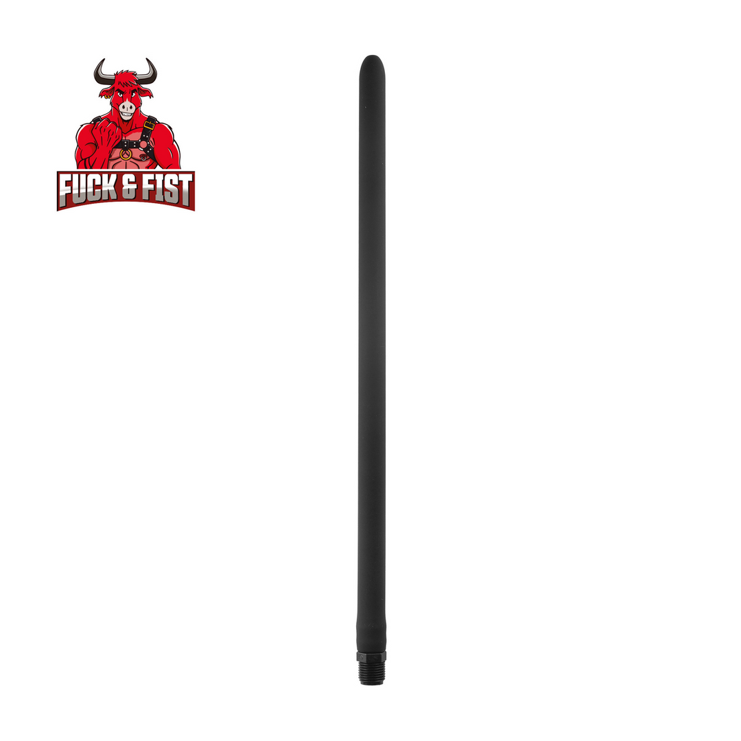Fuck fist Anal Douche Siliconen Mondstuk - 45 cm - Zwart (3662811920723)