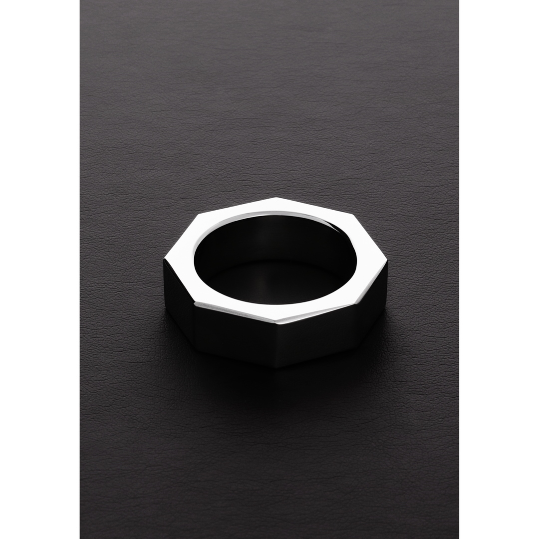 Steel by shots NUT Cockring - 0,6 x 0,2 x 55 / 15 x 6 x 55 mm (8714273781383)