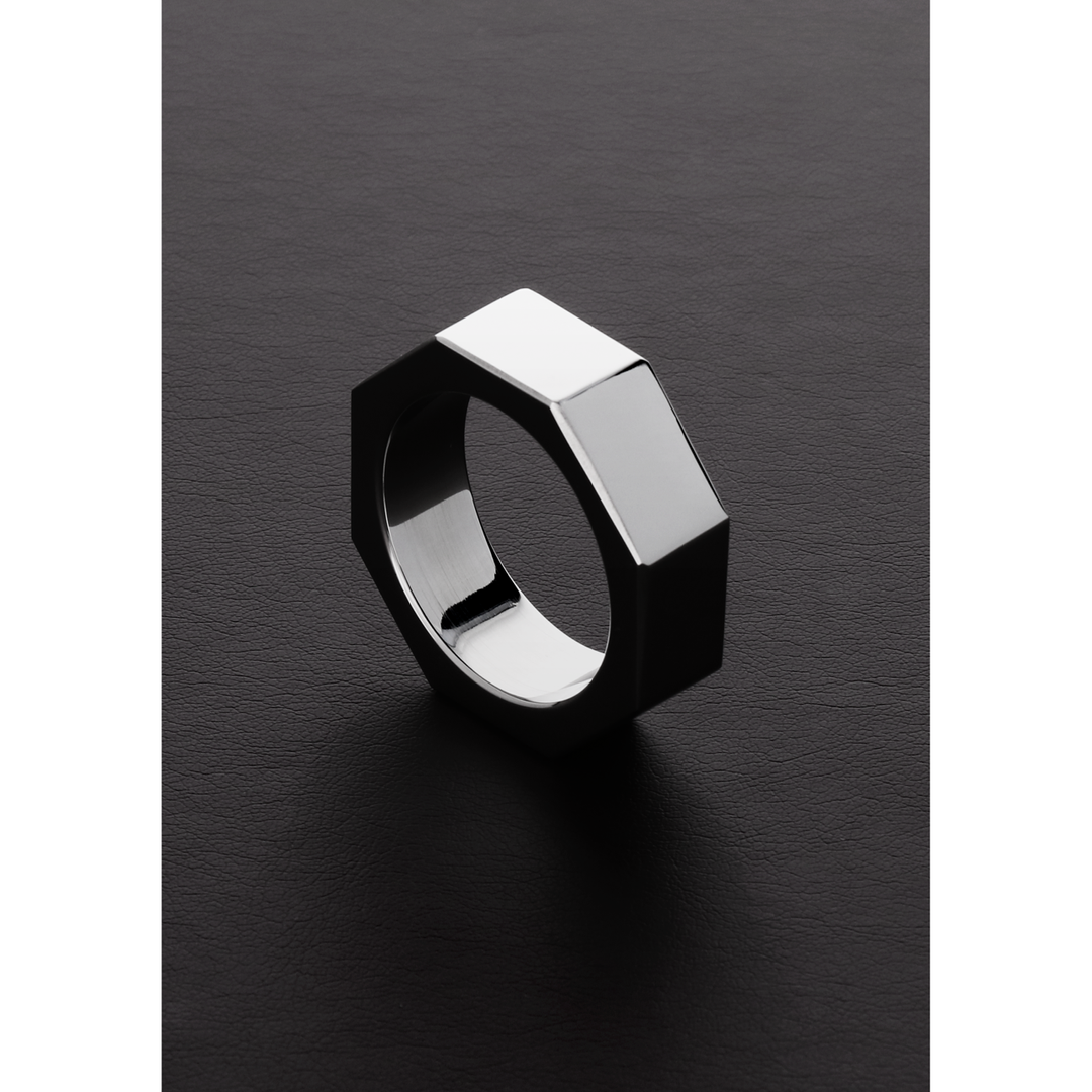 Steel by shots NUT Cockring - 0,6 x 0,2 x 55 / 15 x 6 x 55 mm (8714273781383)