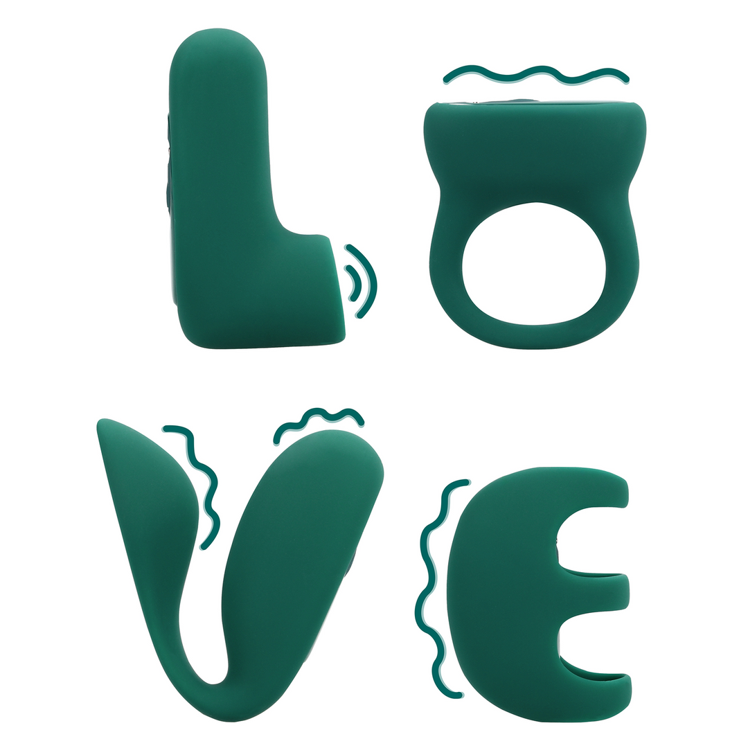 Loveline by shots 'LOVE' (S)explore Set - Groene Kristal (8714273044167)