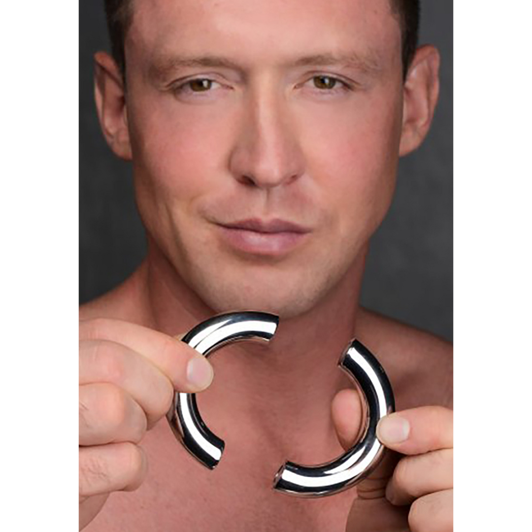 Xr brands Mega Magnetize - RVS Magnetische Cockring - 2 / 4,4 cm (848518041388)
