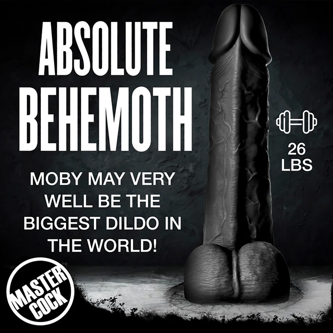 Xr brands Moby Super Dildo - 2 ft / 60 cm - Zwart (848518053916)