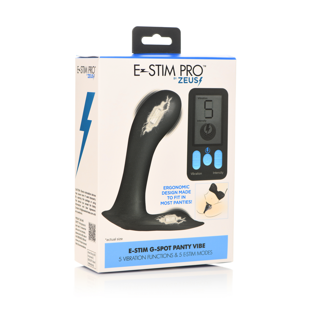 Xr brands E-Stim Pro - G-Spot Panty Vibe - Zwart (848518051950)