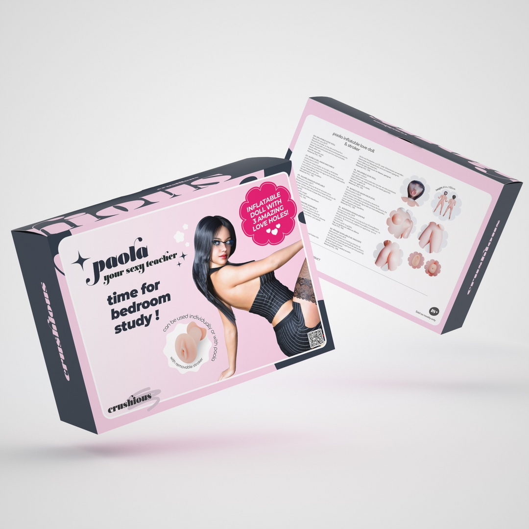 Crushious Paola The Teacher - Opblaasbare Pop met Stroker (7403254151406)