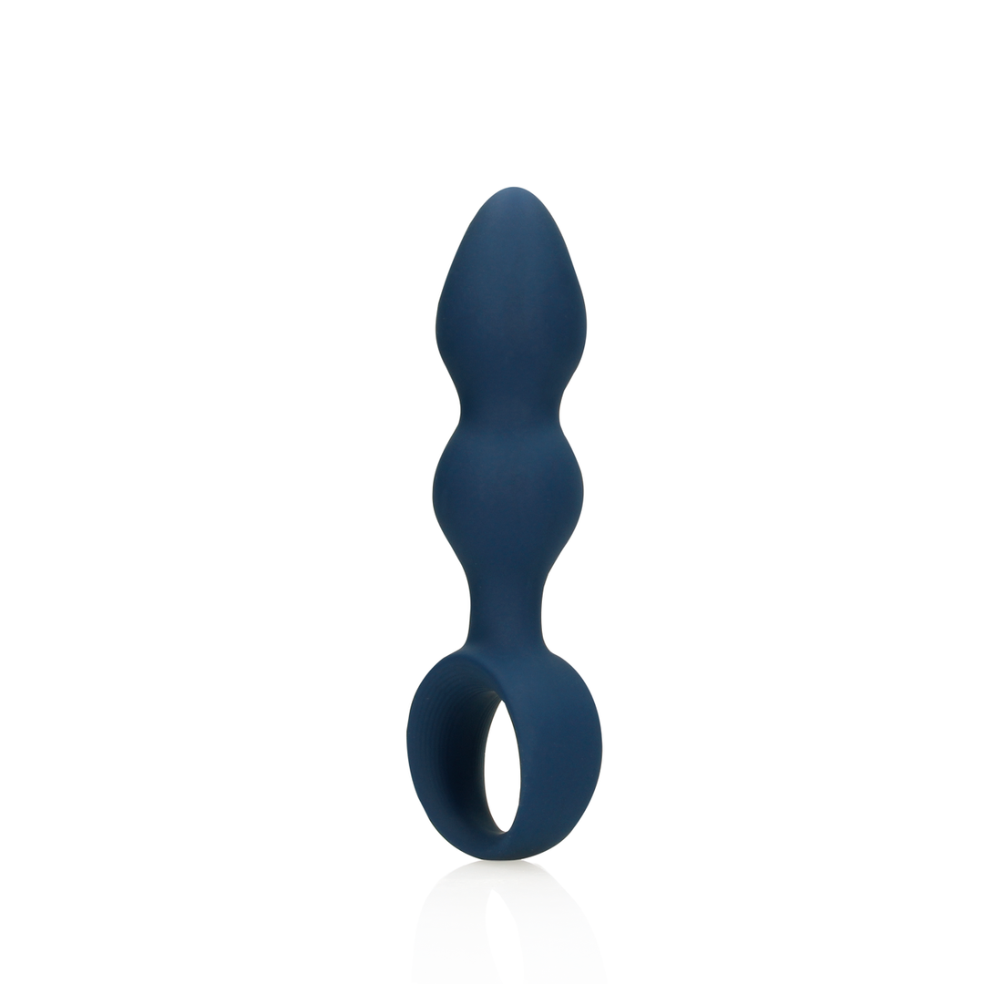 Loveline by shots Druppelvormige Anale Plug - Groot - Baltisch Blauw (8714273050786)