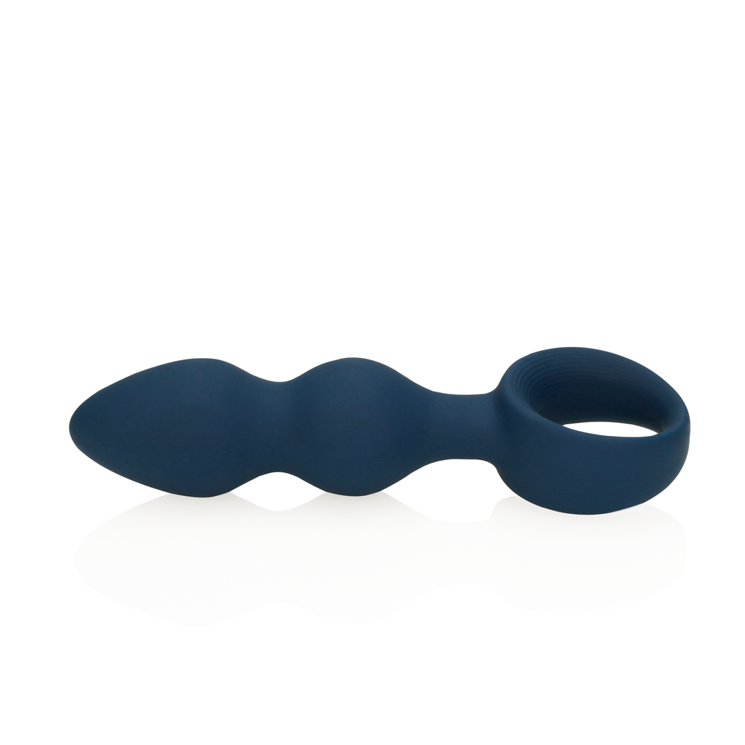 Loveline by shots Druppelvormige Anale Plug - Groot - Baltisch Blauw (8714273050786)