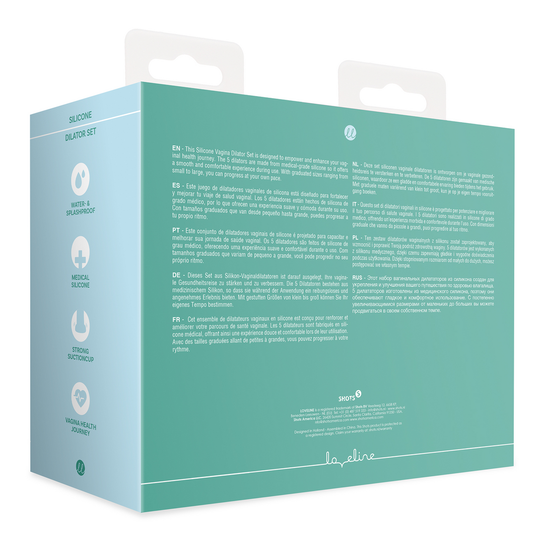 Loveline by shots Siliconen Vagina Dilator Set - Multicolor (8714273044785)