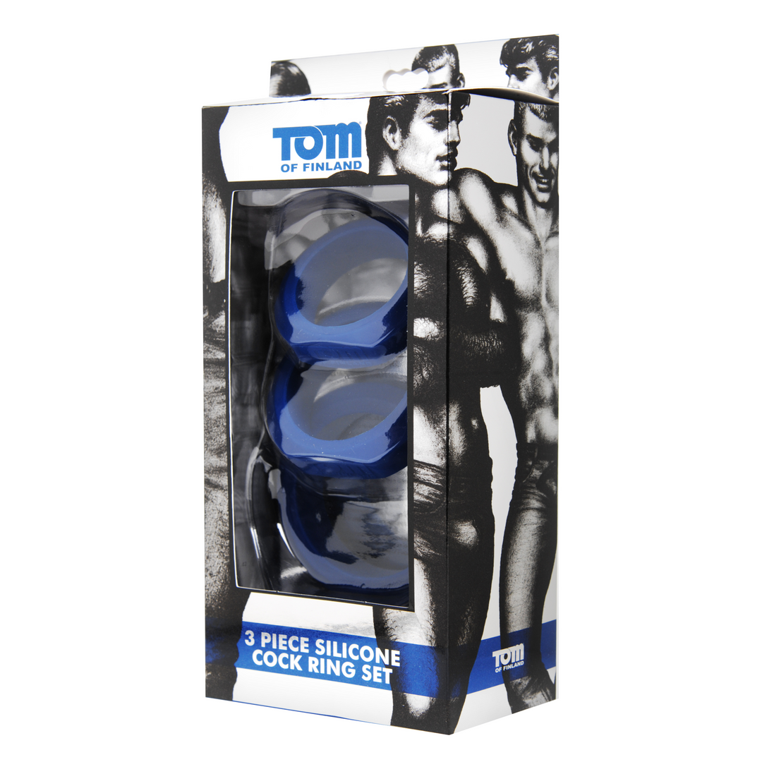 Xr brands 3-delige siliconen cockring set (848518020154)