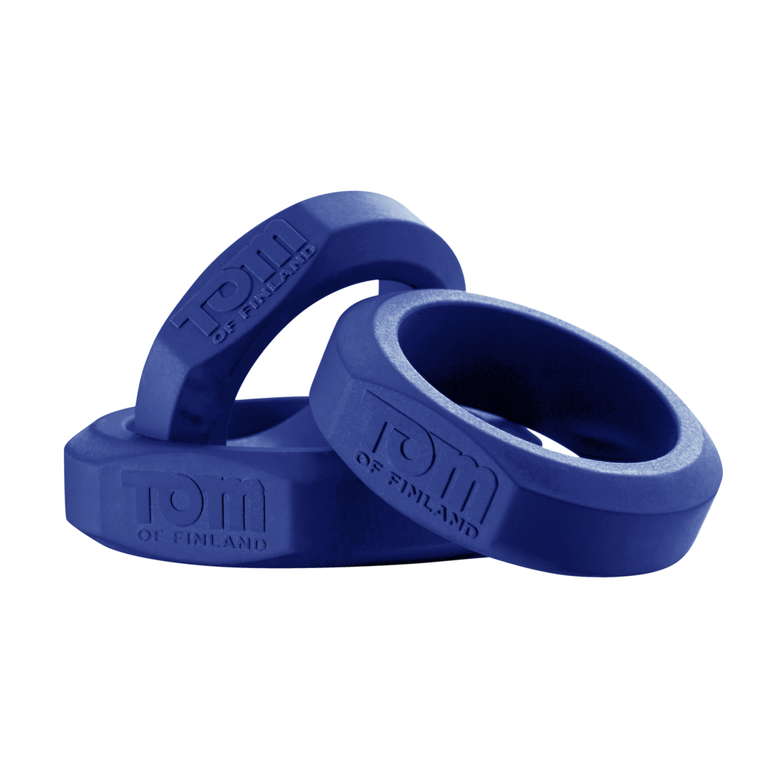 Xr brands 3-delige siliconen cockring set (848518020154)