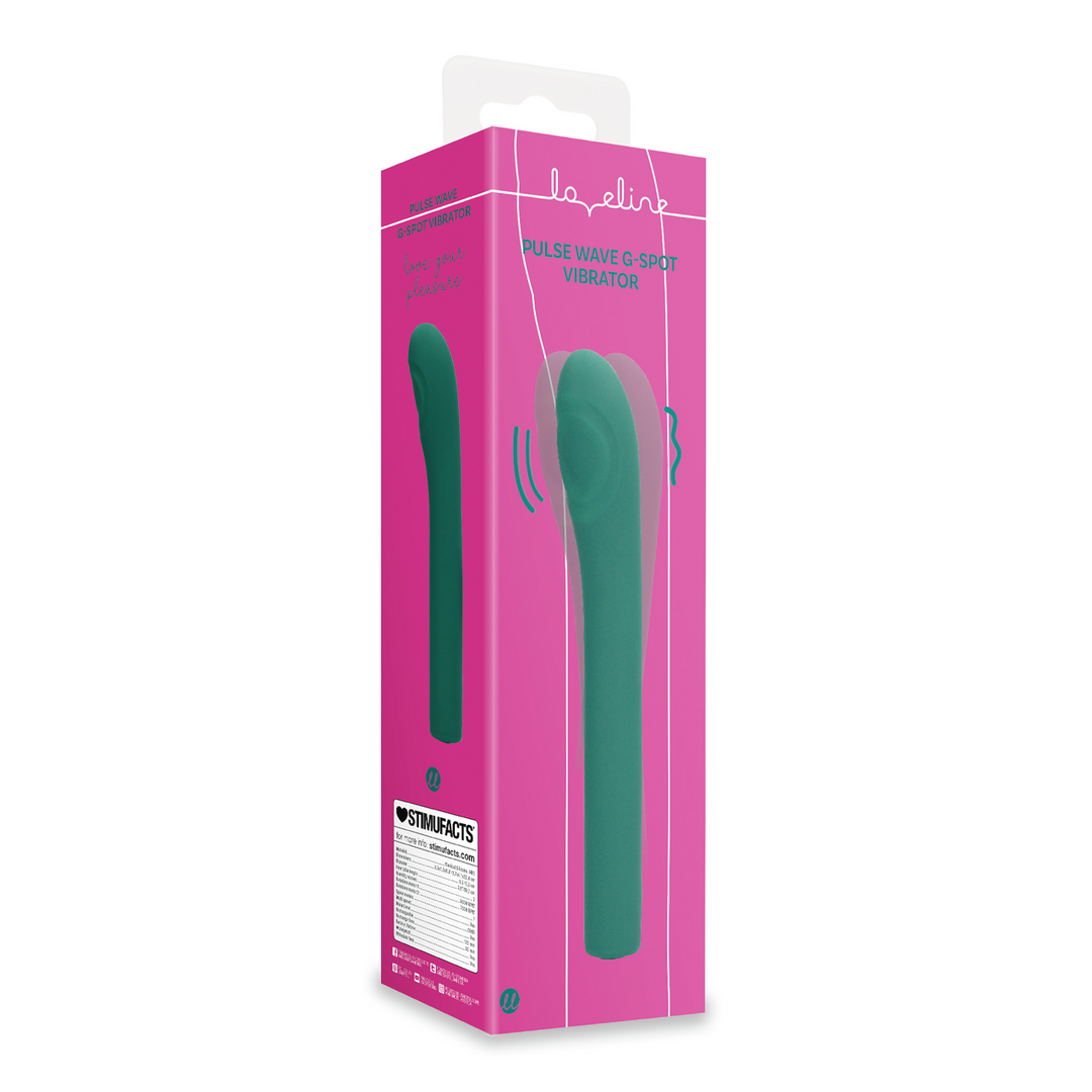 Loveline by shots Pulse Wave G-Spot Vibrator - Groene Kristal (8714273044891)